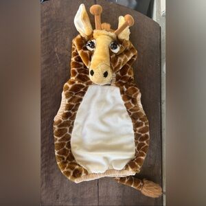 Celebration Halloween VTG Giraffe Costume Sz 12- 24 months Sleeveless Hood Tail